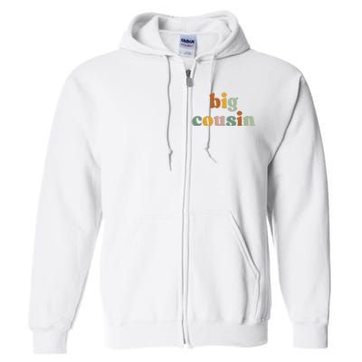 Big Cousin Announcement Full Zip Hoodie