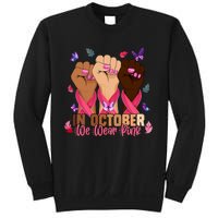 Breast Cancer Awareness Month In October We Wear 2024 Sweatshirt