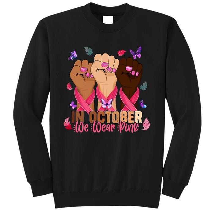 Breast Cancer Awareness Month In October We Wear 2024 Sweatshirt