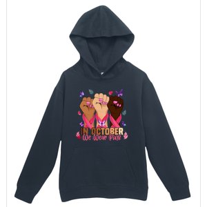 Breast Cancer Awareness Month In October We Wear 2024 Urban Pullover Hoodie