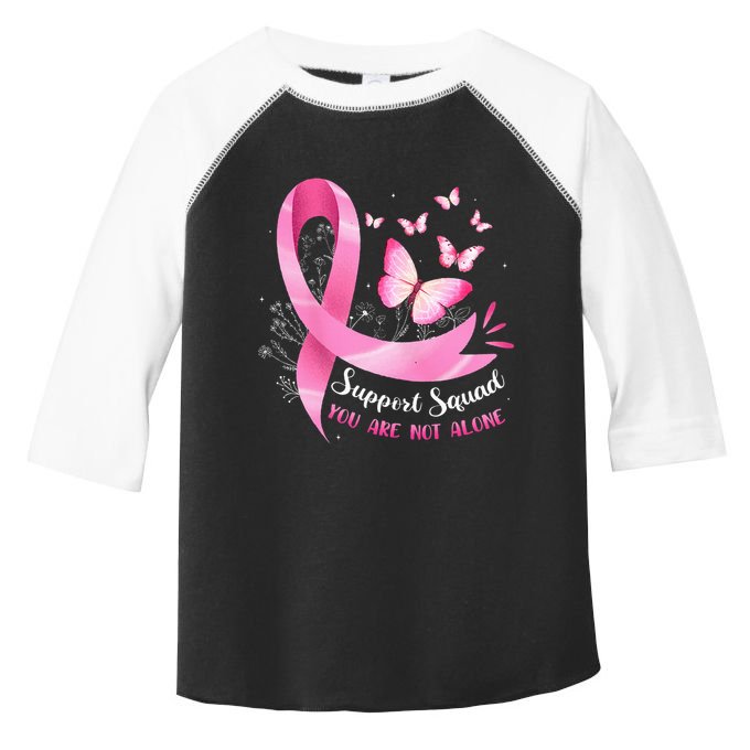Breast Cancer Awareness Ribbon Butterfly Toddler Fine Jersey T-Shirt