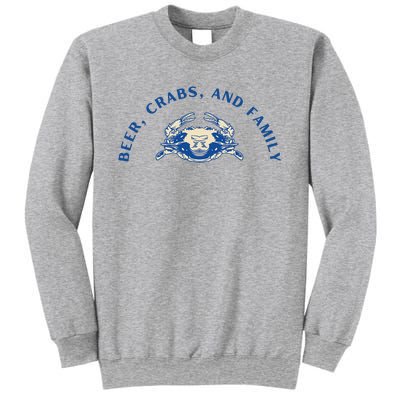 Beer Crabs And Family Sweatshirt