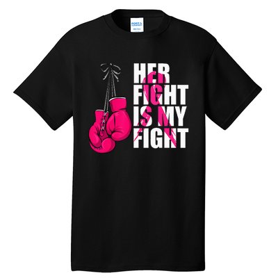 Breast Cancer Awareness Husband Support Squad Tall T-Shirt