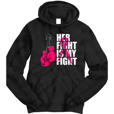 Breast Cancer Awareness Husband Support Squad Tie Dye Hoodie