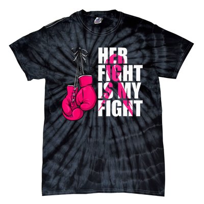 Breast Cancer Awareness Husband Support Squad Tie-Dye T-Shirt