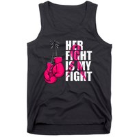 Breast Cancer Awareness Husband Support Squad Tank Top