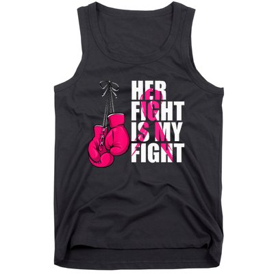 Breast Cancer Awareness Husband Support Squad Tank Top