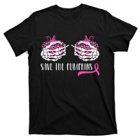 Breast Cancer Awareness Save Pumpkins Halloween T-Shirt