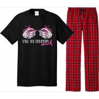 Breast Cancer Awareness Save Pumpkins Halloween Pajama Set