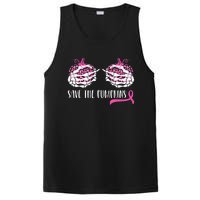 Breast Cancer Awareness Save Pumpkins Halloween PosiCharge Competitor Tank