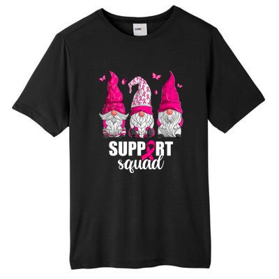 Breast Cancer Awareness Pink Gnomes Support Squad Gifts Tall Fusion ChromaSoft Performance T-Shirt