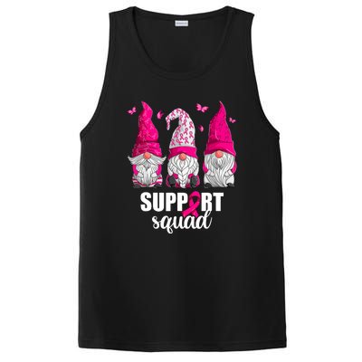 Breast Cancer Awareness Pink Gnomes Support Squad Gifts PosiCharge Competitor Tank