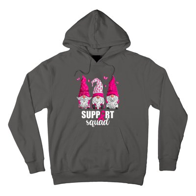 Breast Cancer Awareness Pink Gnomes Support Squad Gifts Hoodie