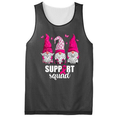 Breast Cancer Awareness Pink Gnomes Support Squad Gifts Mesh Reversible Basketball Jersey Tank