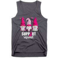 Breast Cancer Awareness Pink Gnomes Support Squad Gifts Tank Top