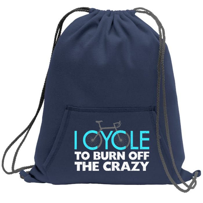 Best Cycling Art Indoor Bicycle Race Bicycling Sweatshirt Cinch Pack Bag