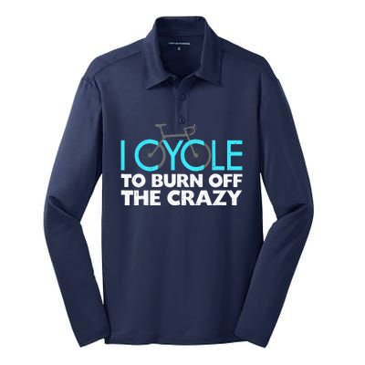 Best Cycling Art Indoor Bicycle Race Bicycling Silk Touch Performance Long Sleeve Polo