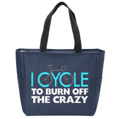 Best Cycling Art Indoor Bicycle Race Bicycling Zip Tote Bag