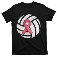 Breast Cancer Awareness Together We Fight Volleyball Pink T-Shirt