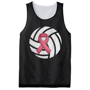 Breast Cancer Awareness Together We Fight Volleyball Pink Mesh Reversible Basketball Jersey Tank