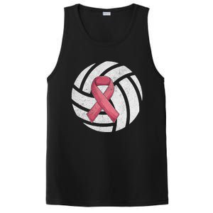 Breast Cancer Awareness Together We Fight Volleyball Pink PosiCharge Competitor Tank