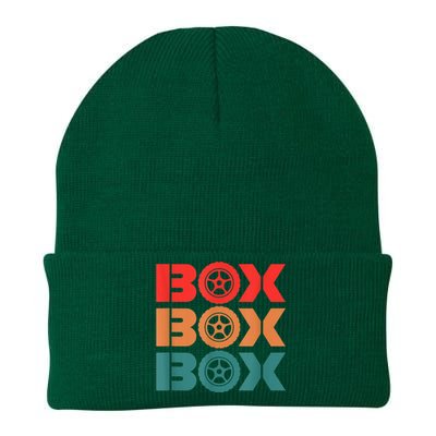 Box Car Auto Wheel Drag Racing Racer Retro Knit Cap Winter Beanie