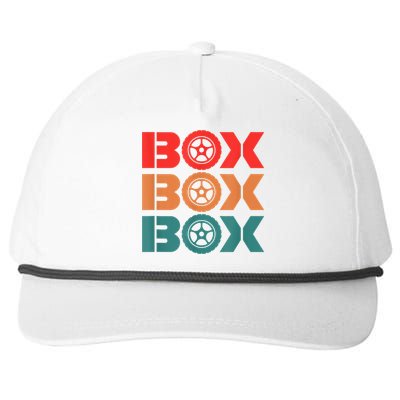 Box Car Auto Wheel Drag Racing Racer Retro Snapback Five-Panel Rope Hat