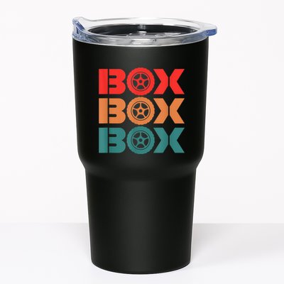 Box Car Auto Wheel Drag Racing Racer Retro Tumbler