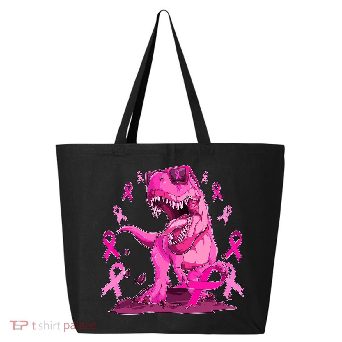 Breast Cancer Awareness Wear Pink Trex Dinosaur 25L Jumbo Tote