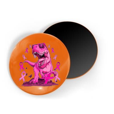 Breast Cancer Awareness Wear Pink Trex Dinosaur Magnet