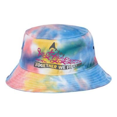 Breast Cancer Awareness Together We Fight Running Shoes Tie Dye Newport Bucket Hat