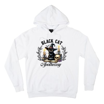 Black Cat Apothecary Funny Halloween Witchy Women Pet Love Hoodie