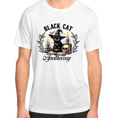 Black Cat Apothecary Funny Halloween Witchy Women Pet Love Adult ChromaSoft Performance T-Shirt