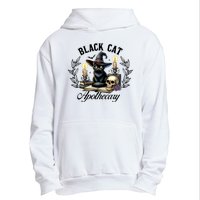 Black Cat Apothecary Funny Halloween Witchy Women Pet Love Urban Pullover Hoodie