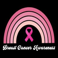 Breast Cancer Awareness Pink Rainbow Ribbon 16 in Basic Backpack