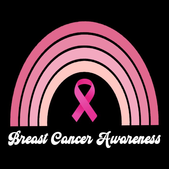 Breast Cancer Awareness Pink Rainbow Ribbon 16 in Basic Backpack