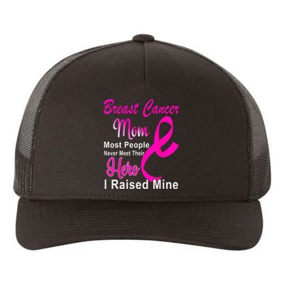 Breast Cancer Awareness Mom Breast Cancer Warrior Mother Yupoong Adult 5-Panel Trucker Hat