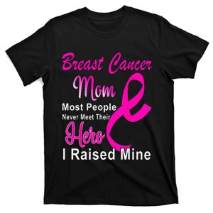 Breast Cancer Awareness Mom Breast Cancer Warrior Mother T-Shirt