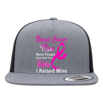 Breast Cancer Awareness Mom Breast Cancer Warrior Mother Flat Bill Trucker Hat