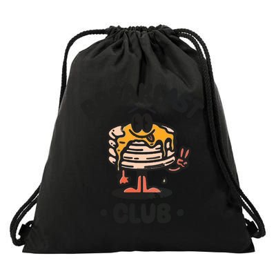 Breakfast Club Aesthetic Bohemian Retro Vintage Drawstring Bag