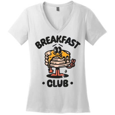 Breakfast Club Aesthetic Bohemian Retro Vintage Women's V-Neck T-Shirt