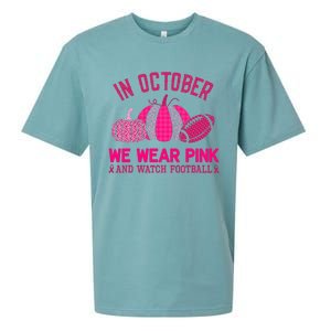 breast cancer awareness in october we wear pink Sueded Cloud Jersey T-Shirt