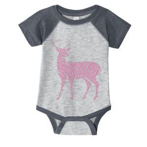 Breast Cancer Awareness Pink Ribbon Survivor Deer Infant Baby Jersey Bodysuit