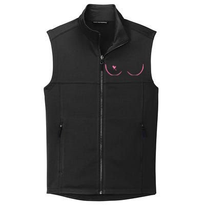 Breast Cancer Awareness Breast Heart Collective Smooth Fleece Vest