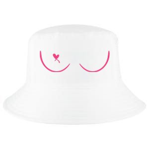 Breast Cancer Awareness Breast Heart Cool Comfort Performance Bucket Hat