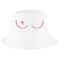 Breast Cancer Awareness Breast Heart Cool Comfort Performance Bucket Hat