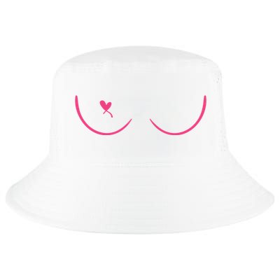 Breast Cancer Awareness Breast Heart Cool Comfort Performance Bucket Hat