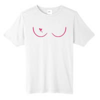 Breast Cancer Awareness Breast Heart Tall Fusion ChromaSoft Performance T-Shirt