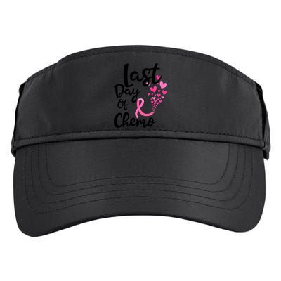Breast Cancer Awareness Last Day Of Chemo Cancer Women Adult Drive Performance Visor