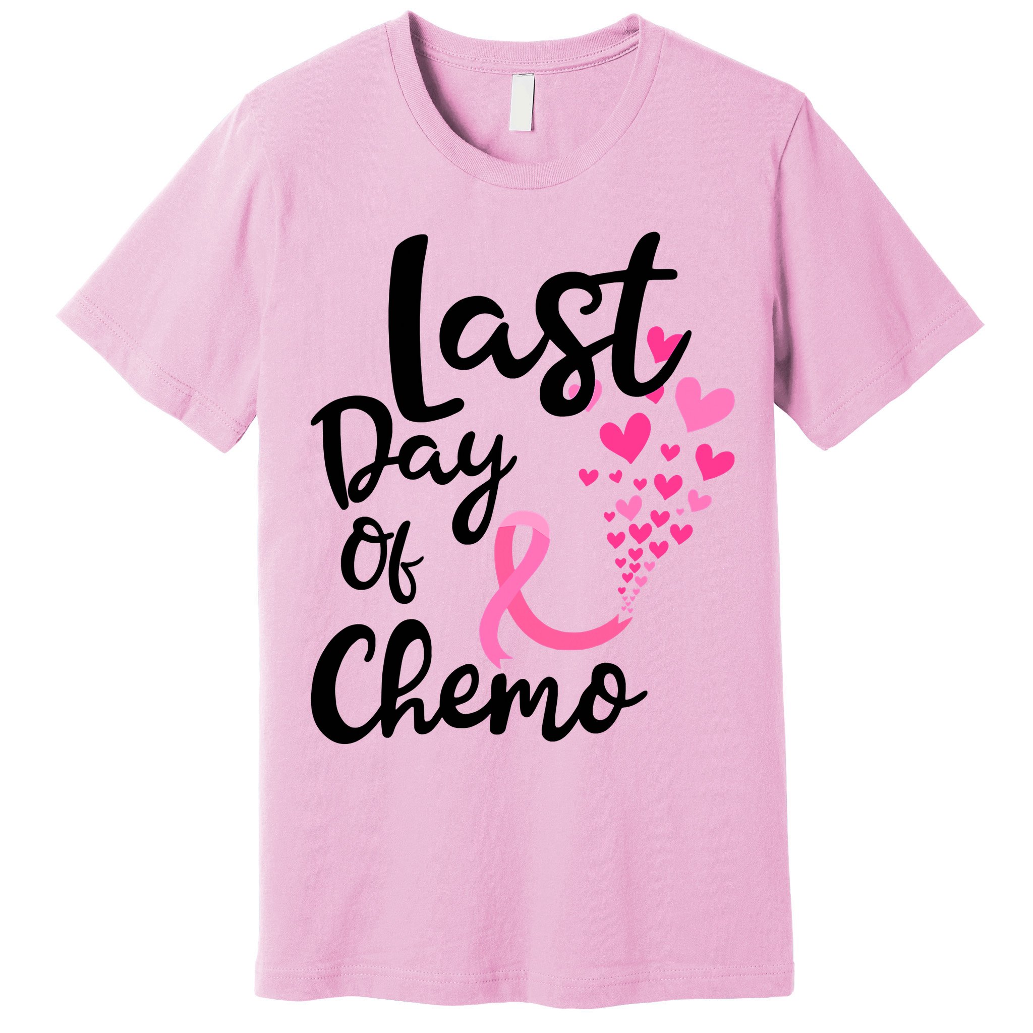Breast Cancer Awareness Last Day Of Chemo Cancer Women Premium T-Shirt